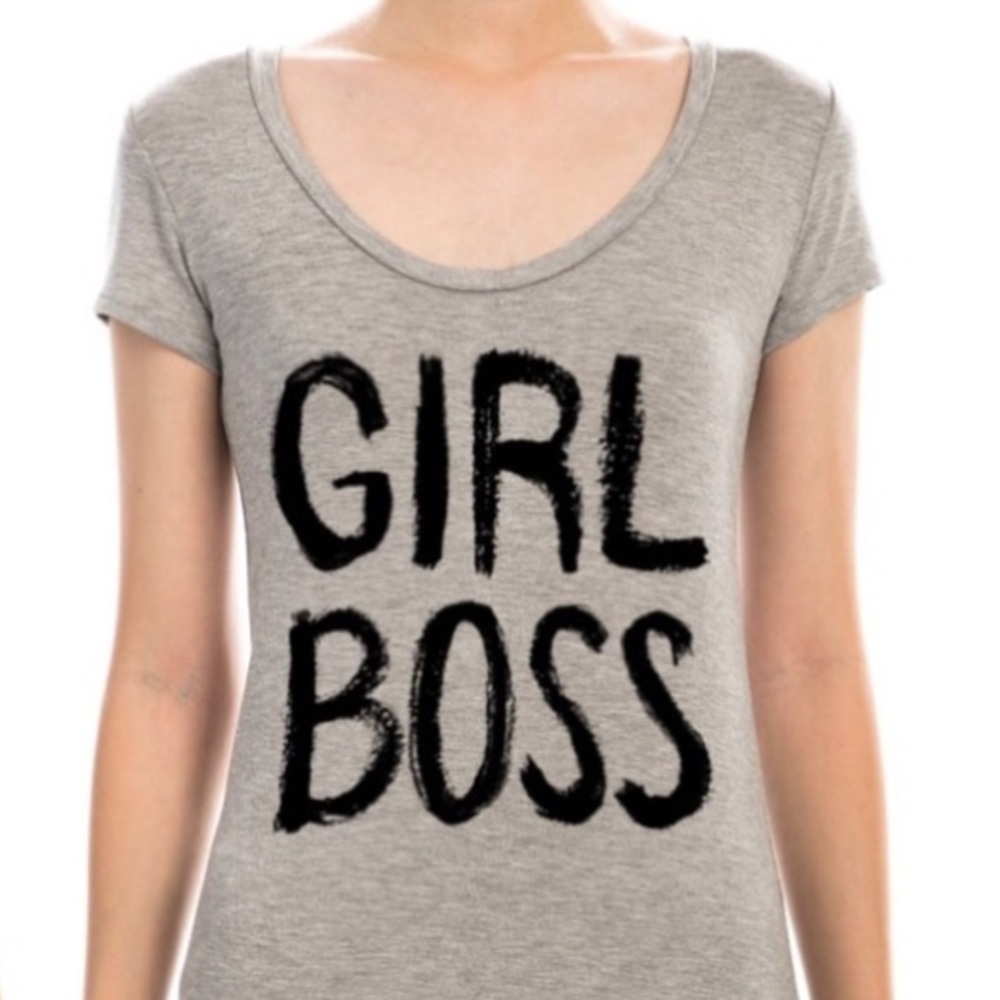 𝅺GIRL Boss! Graphic Tee. Price firm.